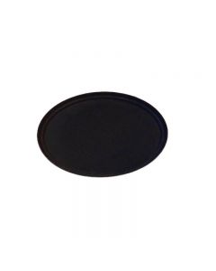 Omcan 26" X 22" Non-Slip Service Tray Oval NSF Brown