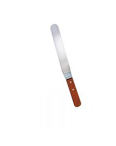 Omcan 8-1/2" Offset Spatula with Wood Handle