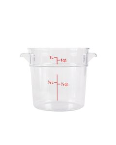 Zanduco Polycarbonate Food Storage Container in different capacities, color, and shape