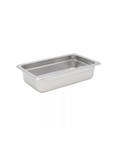Omcan 1/4 Size 2.5" Depth Stainless Steel Steam Table Pan