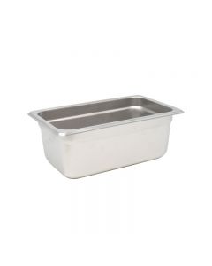 Omcan 1/4 Size 4" Depth Stainless Steel Steam Table Pan