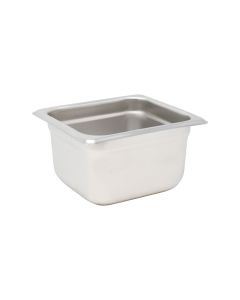 Zanduco 1/6 Size Stainless Steel Steam Table Pan with 2 depths