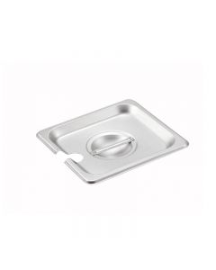 Omcan 1/6 Size Slotted Stainless Steel Steam Table Pan Cover