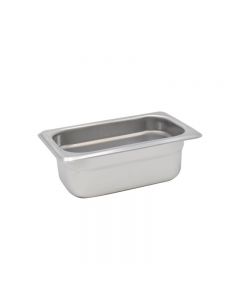 Omcan 1/9 Size 2.5" Depth Stainless Steel Steam Table Pan