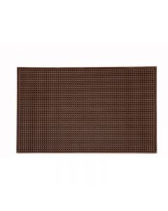 Omcan 12" X 18" Brown Bar Service Mat