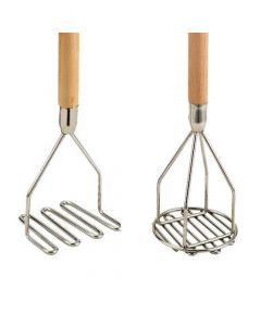Omcan 5.25" Square-Faced Potato Masher