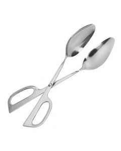 Omcan 10" Salad Tong Double Spoons