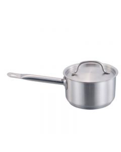 Omcan 4.5 QT/4.3 L Sauce Pan with Cover