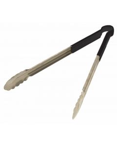 Omcan 16" Black Handle Heavy-Duty Utility Tong