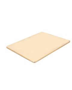 Omcan 12" x 18" x 1" Synthetic Rubber Cutting Board - Rectangle