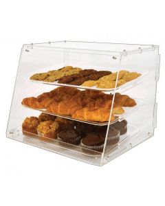 Omcan 20" Acrylic Display Case with 3 Trays