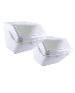 Omcan 12.6 Gallon Shelf Ingredient Bin with Lid & Scoop