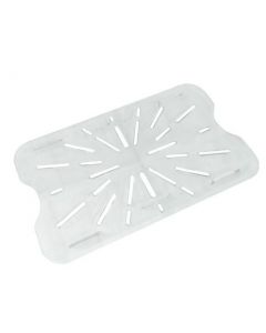 Omcan Full Size Clear Polycarbonate Drain Shelf for Food Storage Pans NSF