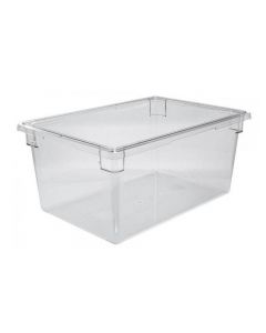 Zanduco 18" x 26" x 12" Clear Rectangle Polycarbonate Food Storage Container