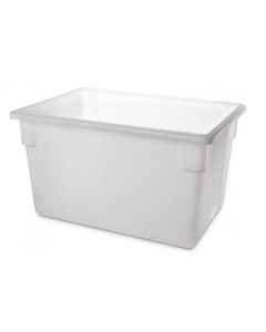 Zanduco 18" x 26" x 15" White Rectangle Polypropylene Food Storage Container