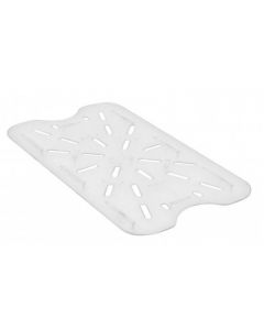 Zanduco Drain Shelf for 12" x 18" Clear Rectangle Polycarbonate Food Storage Container