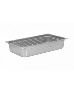 Omcan Full Size 4" Depth Perforated Stainless Steel Steam Table Pan