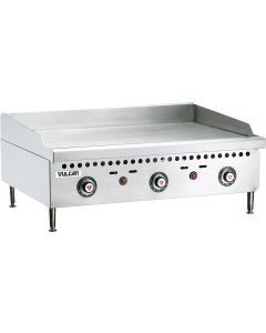 Vulcan VCRG36-T - 36" Snap-Action Thermostatic Gas Griddle - 75,000 BTU, Natural Gas