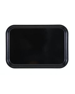 Cambro 1218MT110 Rectangular Market Tray / Pan 12" x 18" x 3/4" - Black
