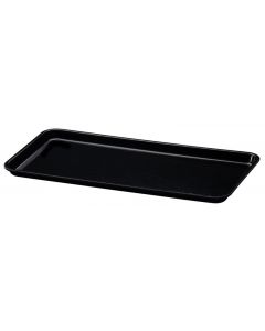 Cambro 826MT110 Rectangular Market Tray / Pan 8" x 26" x 3/4" - Black