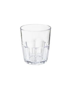 GET 9912-1-CL 12 oz. (13.25 oz. Rim-Full), 3.5" Double Rocks, 4" Tall -72/case