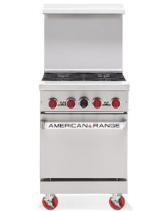 American Range AR-4 24" Heavy Duty Restaurant Gas Range