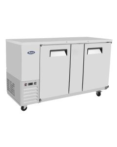 Atosa MBB69GR 68" Solid Two Door Back Bar Refrigerator