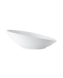 GET B-797-W San Michele™ 1.1 qt. (1.5 qt. Rim-Full), 14" x 8.75" Oval Cascading Bowl, 5" Deep - 6/case