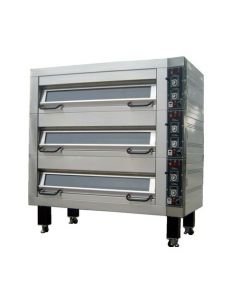 Bakemax BMSD002 Artisan Stone Electric Deck Oven - 2 Deck