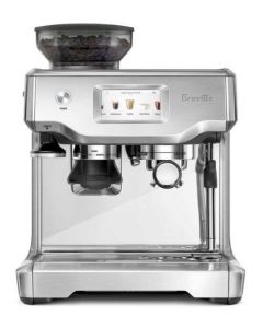 Breville BES880BSS The Barista Touch Automatic Espresso Machine with Frother and Coffee Grinder - Silver