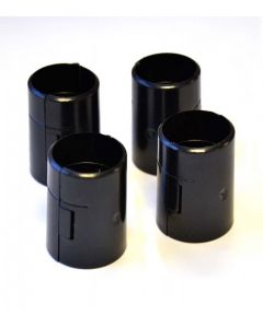 Zanduco Black ABS Sleeve For Chrome and Epoxy Shelf - 4/pack