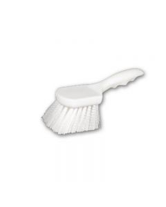Winco 8" Plastic Pot Scrubbing Brush with Nylon Bristles
