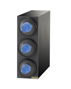 San Jamar EZ-Fit Beverage Dispenser Cabinets C2903BK