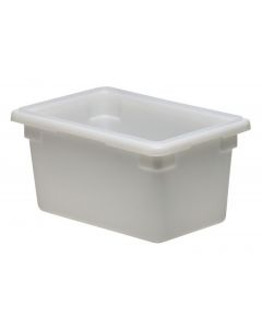 Cambro 12189P Food Storage Container - Square - Camwear -- Poly - White - 4.75 Gal.