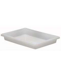 Cambro 18263P Food Storage Box - Square - Camwear -- Poly - White - 5Gal.