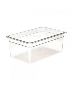 Cambro 18CW Food Pan - Camwear - Polycarbonate - Clear - Full Size  Case Pack 6