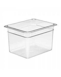 Cambro 28CW135 Food Pan - Camwear - Polycarbonate - Clear - 1/2 Size  Case Pack 6