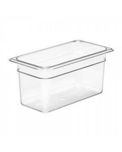 Cambro 36CW Food Pan - Camwear - Polycarbonate - Clear - 1/3 Size
