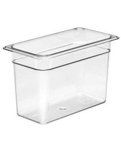 Cambro 38CW Food Pan - Camwear - Polycarbonate - Clear - 1/3 Size