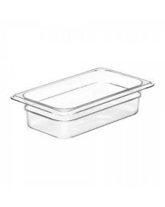 Cambro 42CW Food Pan - Camwear - Polycarbonate - Clear - 1/4 Size