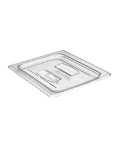 Cambro 60CWCH Food Pan Lid - Camwear - Polycarbonate - Clear - with Handle