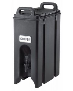 Cambro 86X7oz Cups Insulated Beverage Server,Camtainers,Black 500LCD