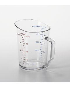 1 QT Cambro Measuring Cup Clear 100MCCW