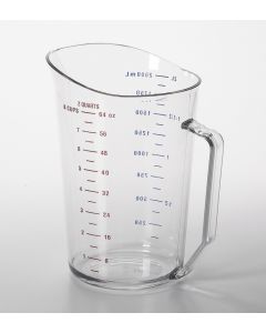 2 Qt Cambro Measuring Cup Clear 200MCCW