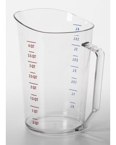 4 Qt Cambro Measuring Cup Clear 400MCCW