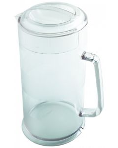 64oz Cambro Water Pitcher with Lip Camwear Clear PC64CW