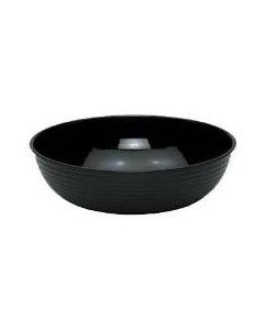 Cambro Black 10" Round Ribbed Bowls - RSB10CW