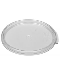 Cambro Food Storage Lid - Fits 2 &4 Qt RFSCWC - Round - Camwear - Poly - Clear -