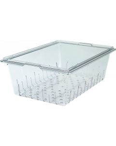 Cambro 18268CLRCW Food Storage Colander Square-Camwear, Poly Clear
