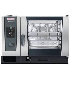 Rational CC2ERRA.0000255 iCombi Classic Single 6-Full Size Electric Combi Oven with Manual Controls - 208/240V, 3 Phase